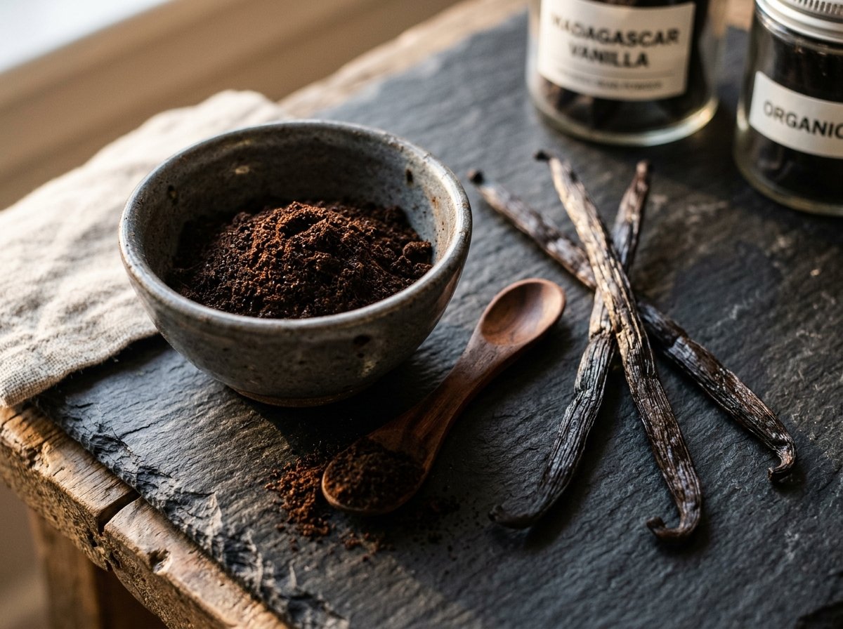 Pure fine ground Madagascar Bourbon vanilla powder